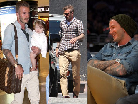 looks casual beckham