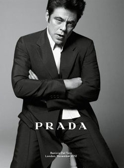 Prada presenta su colección primavera/verano 2013 con Benicio del Toro