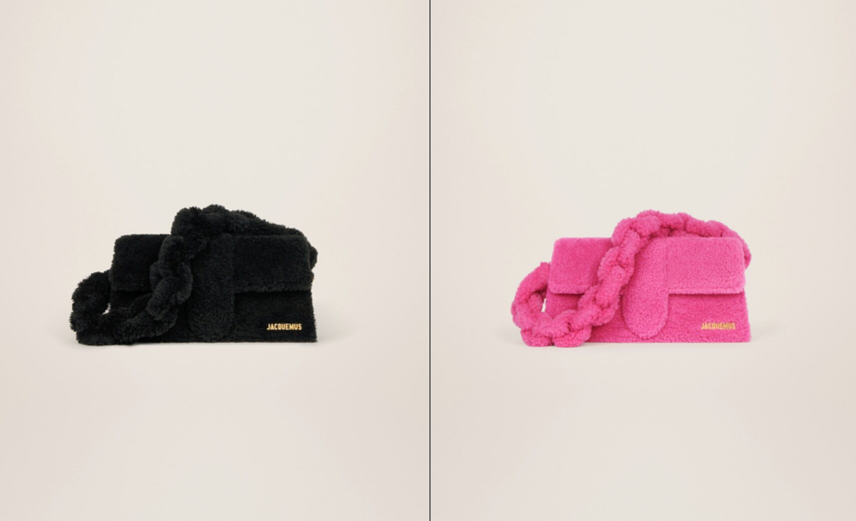 'Le Bambidou' en negro y rosa | Foto: Jacquemus.com