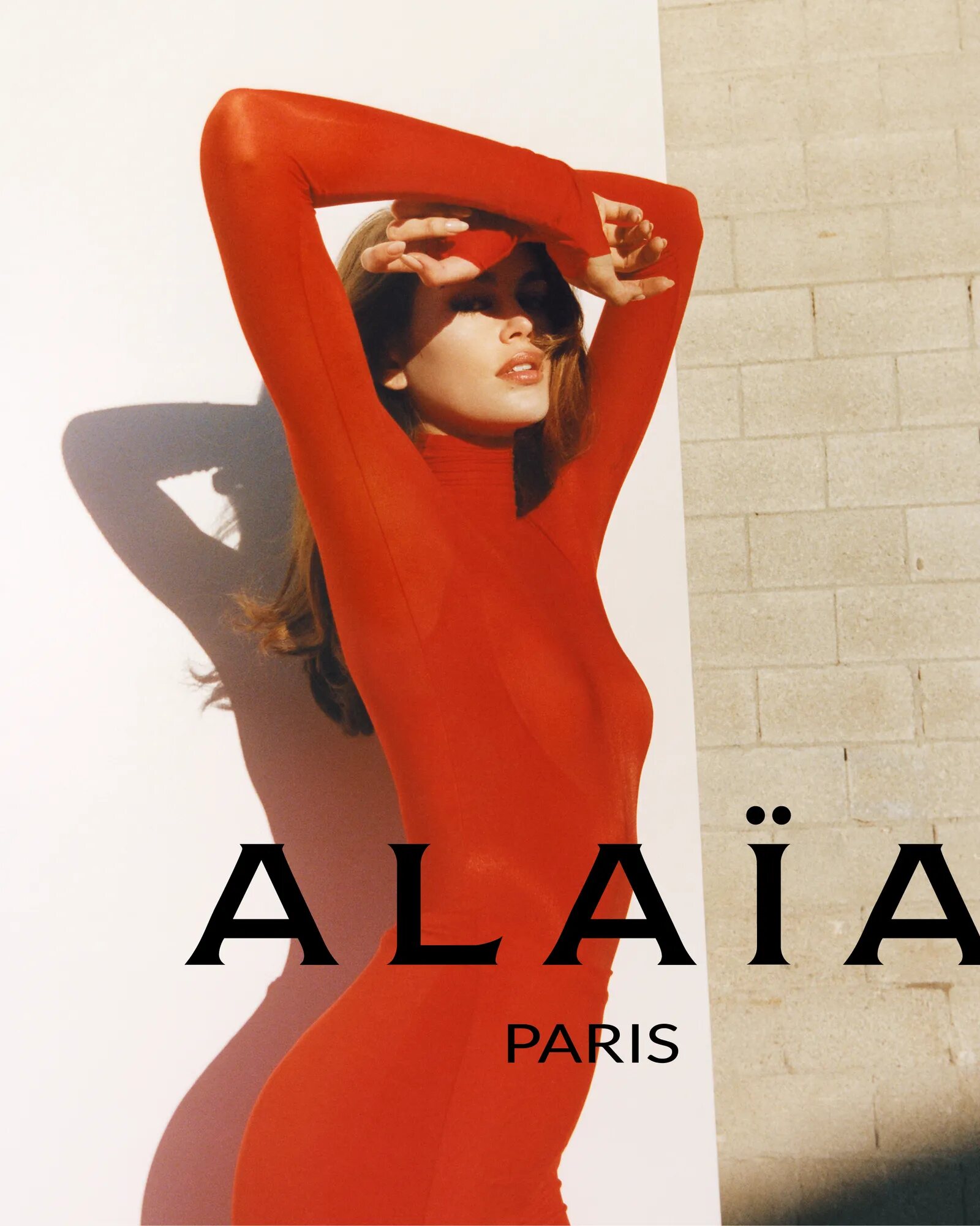 Kaia Gerber en una de las imágenes de la campaña primavera/verano 2023 de Alaïa