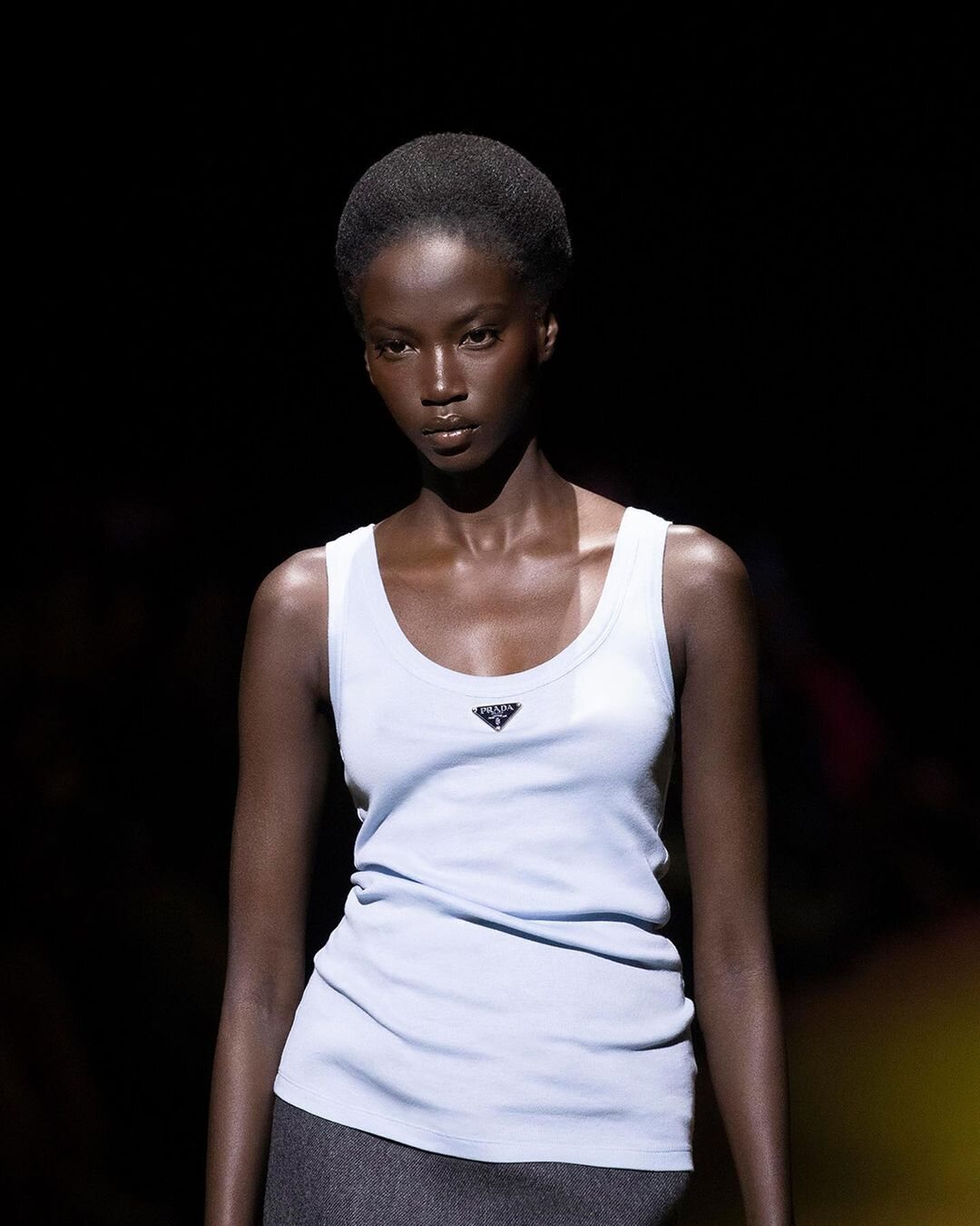 Tanktop en el desfile de Prada