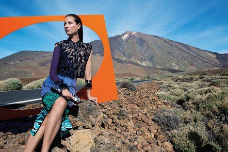 Christy Turlington presenta la colección primavera/verano 2014 de Missoni