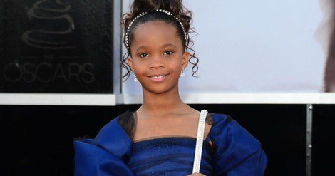 Quvenzhané Wallis en los premios Oscar 2014