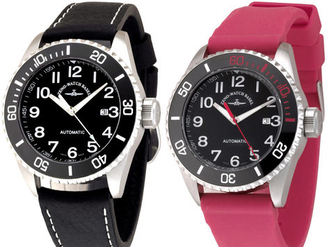 Modelo de reloj Diver 500 de la firma Zeno-Watch Basel