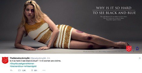 The Dress contra la violencia de género / Twitter