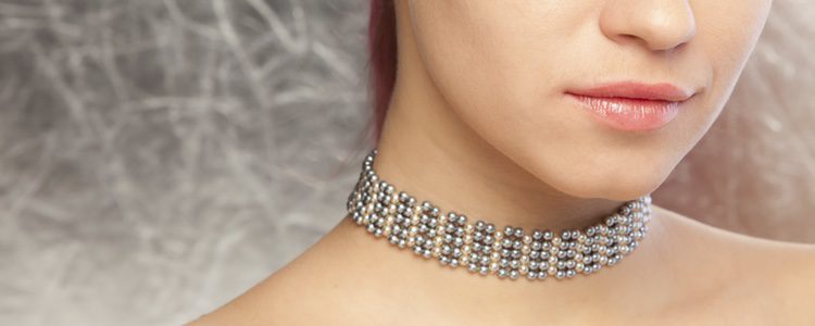 Choker con brillos