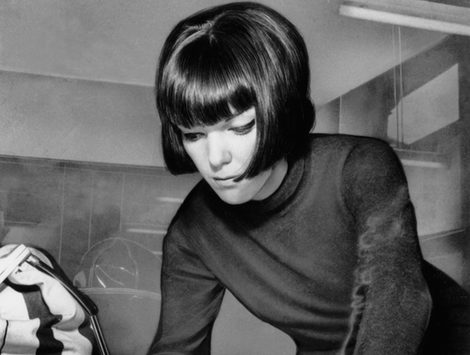 La diseñadora y creadora de la minifalda Mary Quant