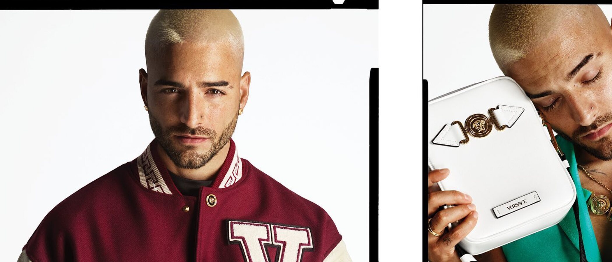 Maluma protagoniza la campaña primavera/verano 2022 de Versace