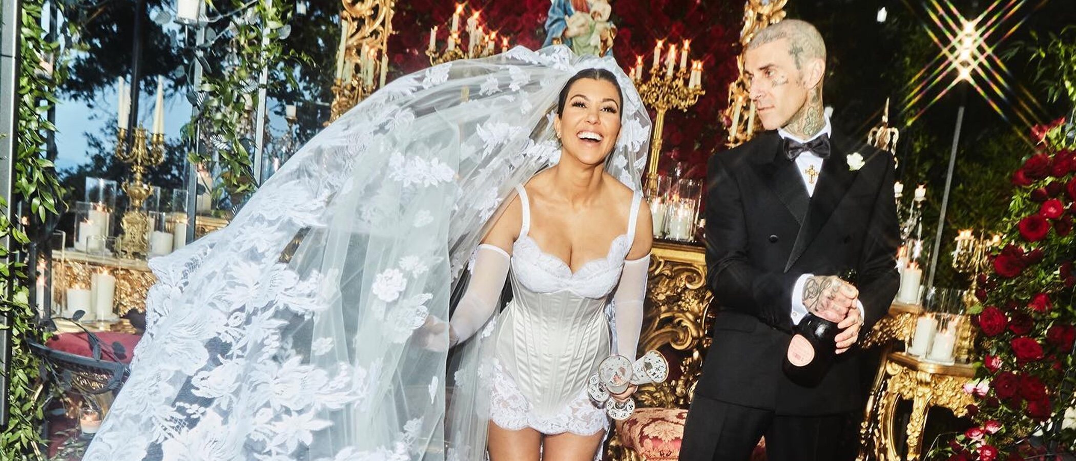 Dolce&Gabbana, el otro gran protagonista de la gran boda italiana de Kourtney Kardashian y Travis Barker