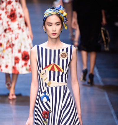 Especial oda a Italia en el desfile primavera/verano 2016 de Dolce&Gabbana en Milan Fashion Week