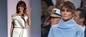 Melania Trump y su look a lo 'Jackie Kennedy' en la toma de posesión de Donald Trump