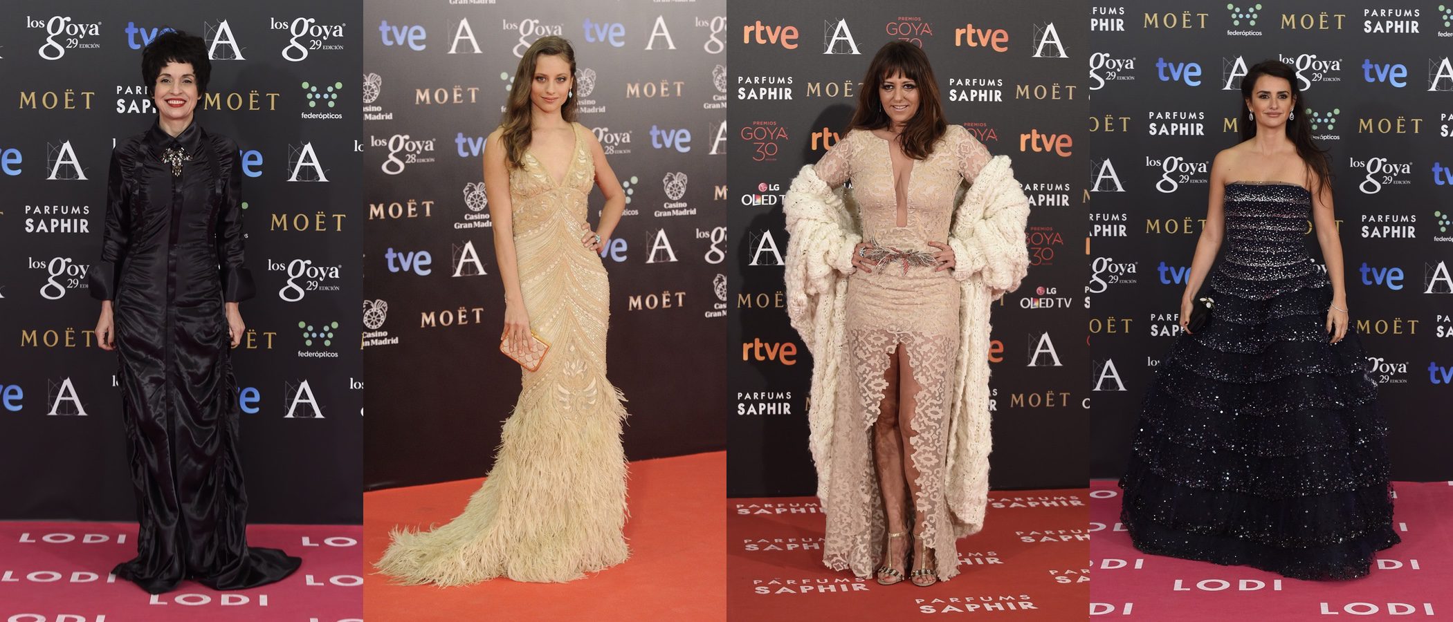 Los looks de los Goya en los últimos 5 años: ellas fueron las mejor y peor vestidas