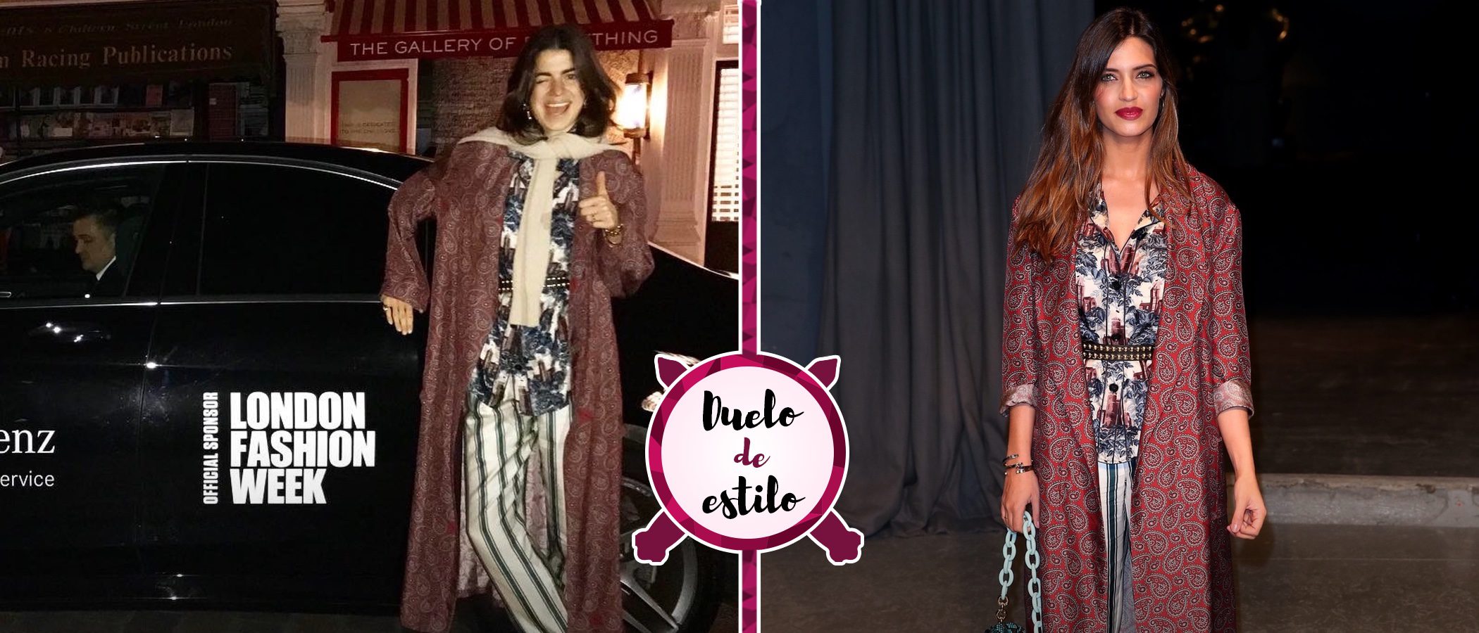 Sara Carbonero y Leandra Medine coinciden con el mismo look en el desfile de Burberry, ¿quién lo luce mejor?