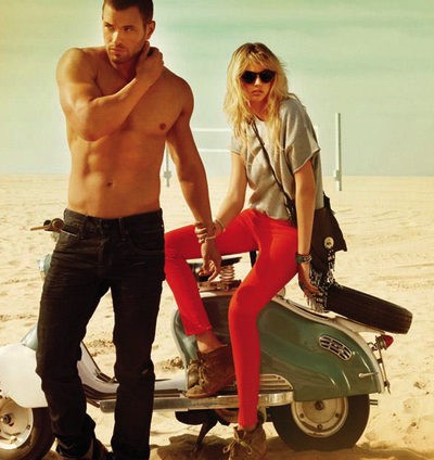 Kellan Lutz y Kate Upton, juntos en la nueva campaña de Abbot Main