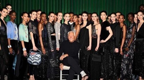 El gesto de Giorgio Armani con el pueblo ucraniano en su desfile otoño/invierno 2022 en Milán