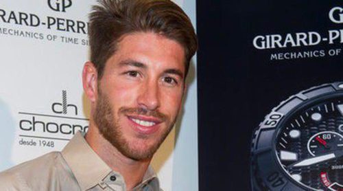 Sergio Ramos posa como embajador de la firma de relojería Girard-Perregaux