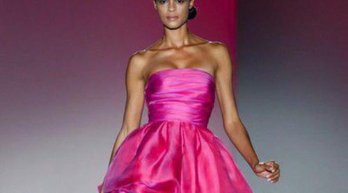 Glamour hollywoodiense en el desfile primavera/verano 2014 de Hannibal Laguna en la Madrid Fashion Week