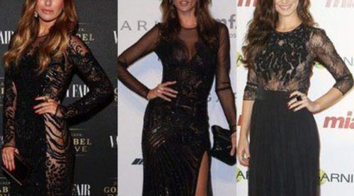 Negro y transparencias: la tendencia a la que se apuntan todas las celebrities