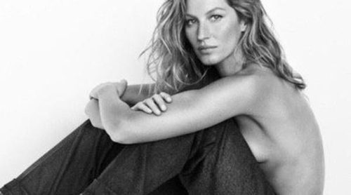 Gisele Bündchen posa de nuevo en topless para Stuart Weitzman