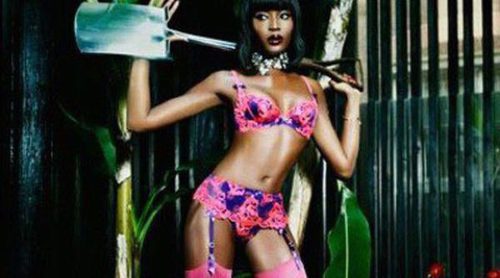 Naomi Campbell, más provocativa que nunca para Agent Provocateur