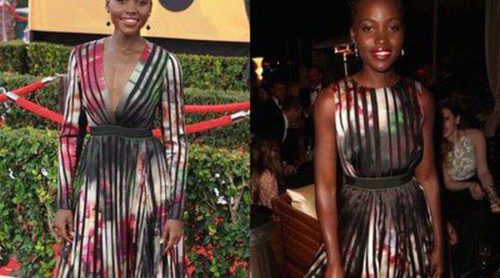 Lupita Nyong'o y su look 2 x 1 en los Premios SAG 2015