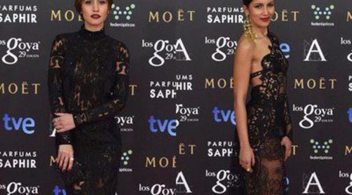 Megan Montaner y Mariam Bachir siguen el estilo de Cristina Pedroche para los Goya 2015