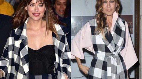 Los cuadros están de moda: la Reina Letizia, Dakota Johnson, Sarah Jessica Parker,... se suman a la tendencia