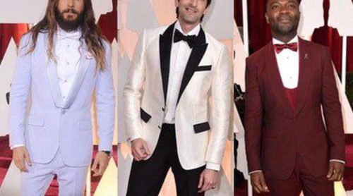 Jared Leto, Adrien Brody y David Oyelowo bañan de color la alfombra roja de los Oscar 2015