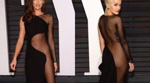 Irina Shayk y Rita Ora, reinas de las transparencias extremas en los post-Oscar 2015