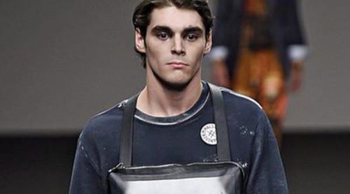 RJ Mitte, el invitado de Vivienne Westwood en la Milan Fashion Week Menswear