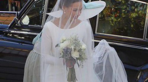 Arrebatadora espalda y brillante pedrería: Así era el segundo vestido de novia de Eva González