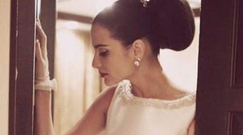 Así es el vestido de novia de Natalia Jiménez: un Rosa Clará de la colección de este 2016