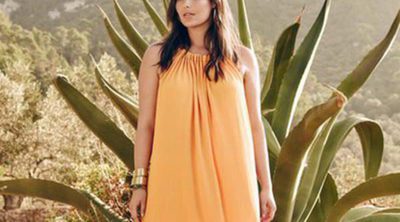 Candice Huffine se viste de primavera de la mano de Violeta by Mango