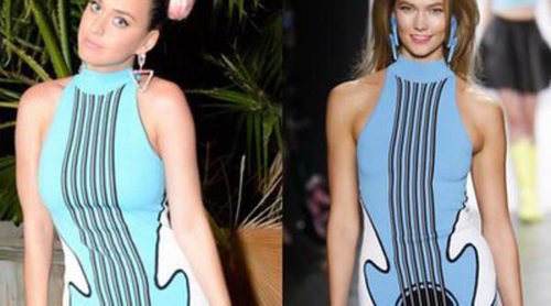 Katty Perry vs Karlie Kloss: ¿quién luce mejor el vestido guitarra de Jeremy Scott?