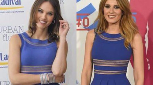 Helen Lindes y Elena Ballesteros, ¿quién luce mejor el vestido Vicedomini?