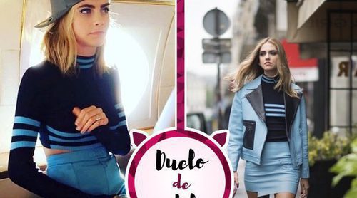 Chiara Ferragni y Cara Delevingne coinciden con el mismo jersey de Versace