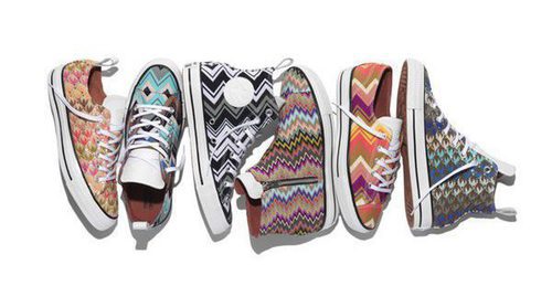 Missoni llena de color las icónicas sneakers de Converse para otoño/invierno 2016/2017