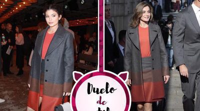 La Reina Letizia y Kylie Jenner apuestan por el mismo conjunto, ¿quién lo luce mejor?