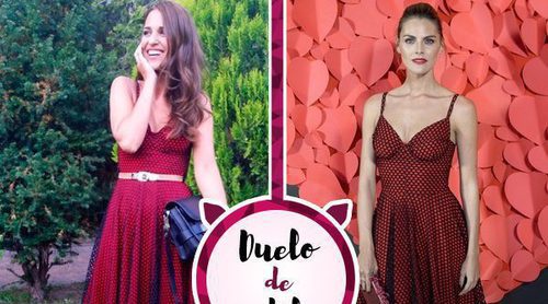 Paula Echevarría y Amaia Salamanca se enfrentan por un María Escoté: ¿Quién luce mejor el vestido?