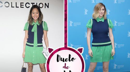 Aimee Song y Blanca Suárez con un mismo vestido de Michael Kors. ¿A quién le sienta mejor?