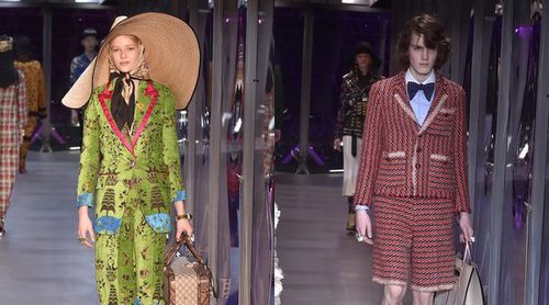 La variedad de looks inunda la Milán Fashion Week con el colorido desfile de Gucci