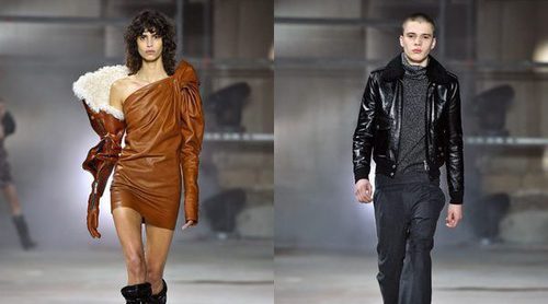 Saint Laurent abre la París Fashion Week con mucho cuero en su otoño/invierno 2017/2018