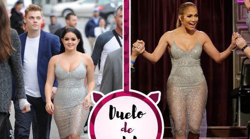 Ariel Winter y Jennifer Lopez: dos mujeres muy sexys y un mismo total look plateado