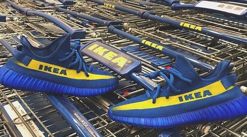 Las nuevas zapatillas Yezzys se inspiran en Ikea