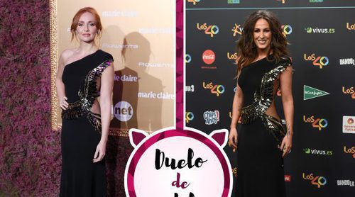 Cristina Castaño y Malú se rinden ante Elisabetta Franchi y su sensual vestido