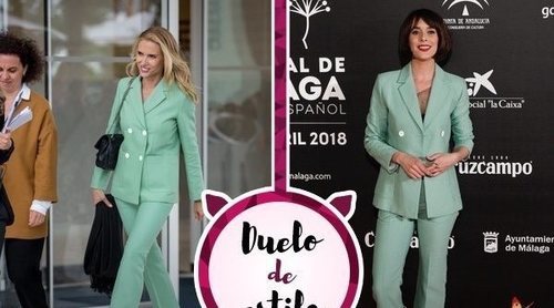 Judit Mascó y Belén Cuesta se decantan por el mismo traje de Sandro Paris. ¿Quién lo luce mejor?