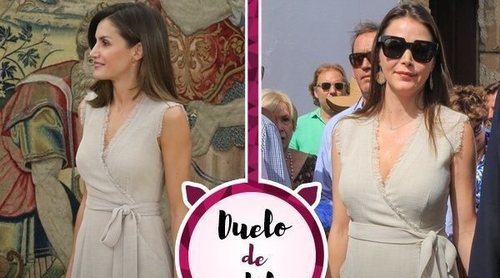 La Reina Letizia y Esther Doña se decantan por el mismo Adolfo Domínguez. ¿A quién le sienta mejor?