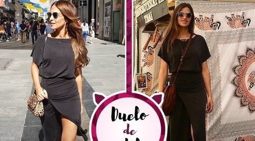 Paula Echevarría y Sara Carbonero apuestan por el mismo vestido de Slow Love. ¿A quién le sienta mejor?