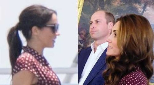 Meghan Markle y Kate Middleton, dos cuñadas y un vestido de lunares, ¿quién lo luce mejor?