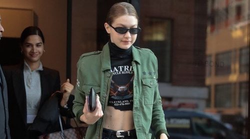 El look de estilo militar de Gigi Hadid convertido en low cost. ¡Atrévete a copiarlo!